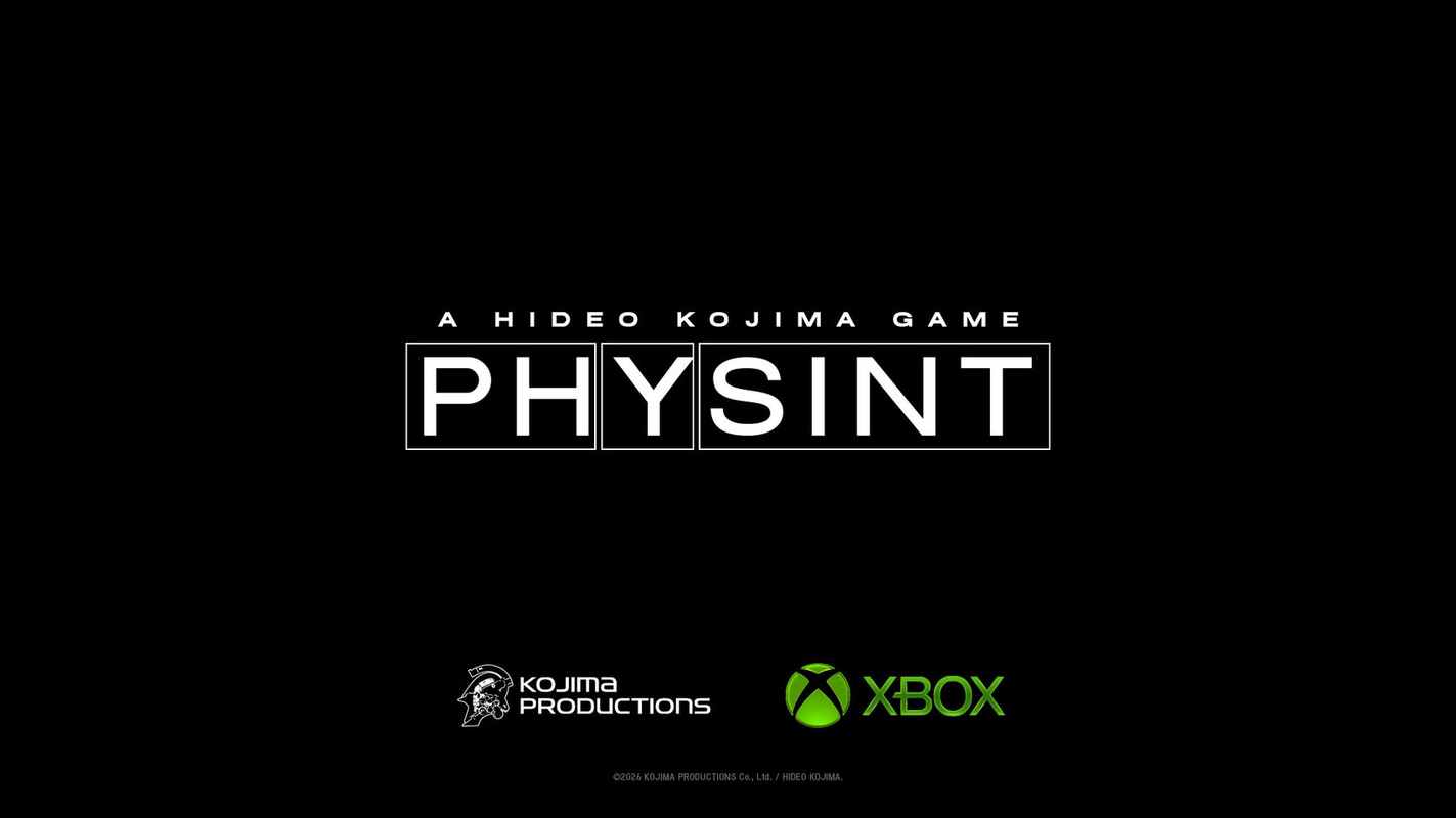 Xbox为小岛秀夫新作《Physint》的投入远低常规