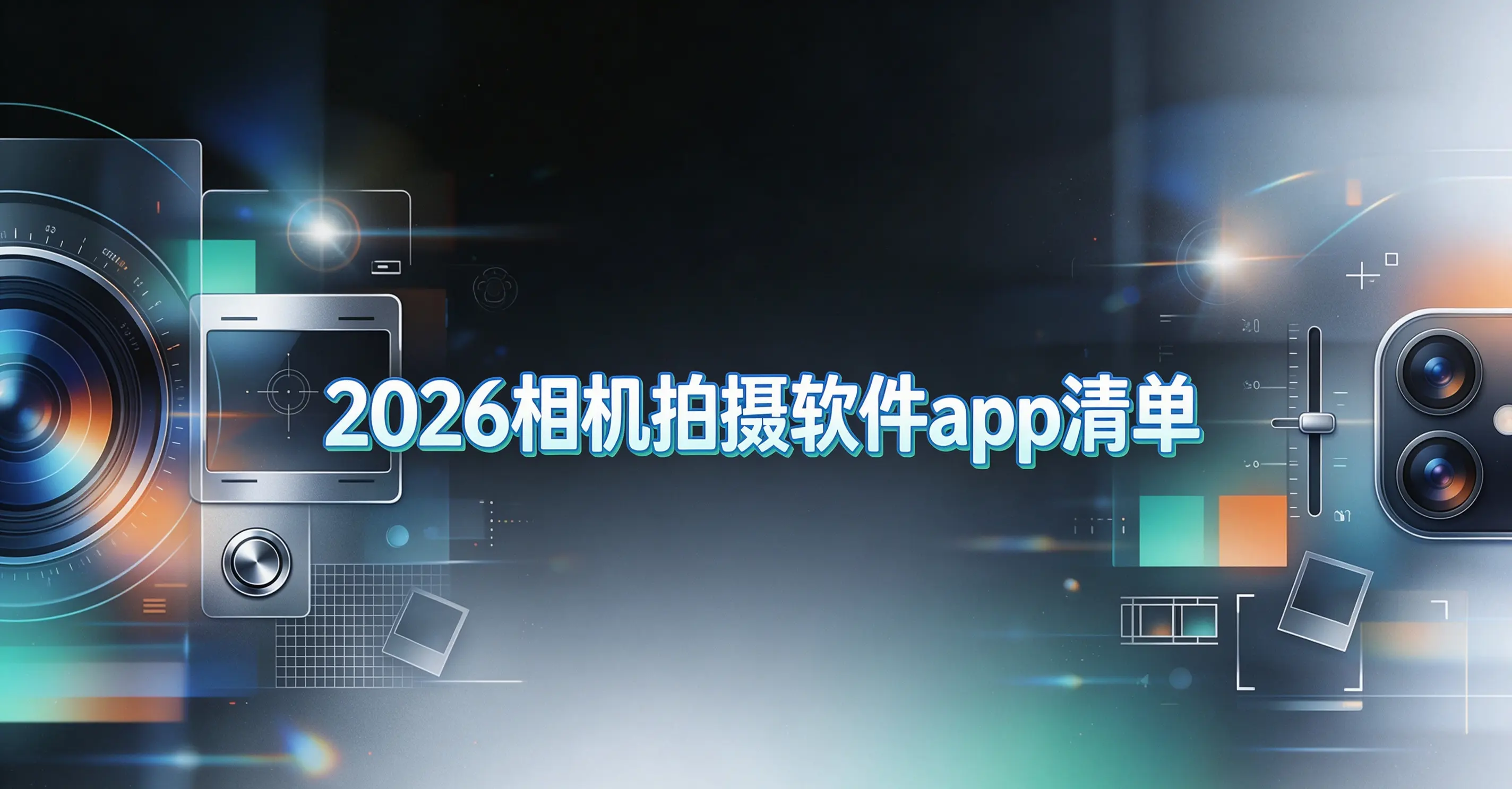 2026相机拍摄软件app清单