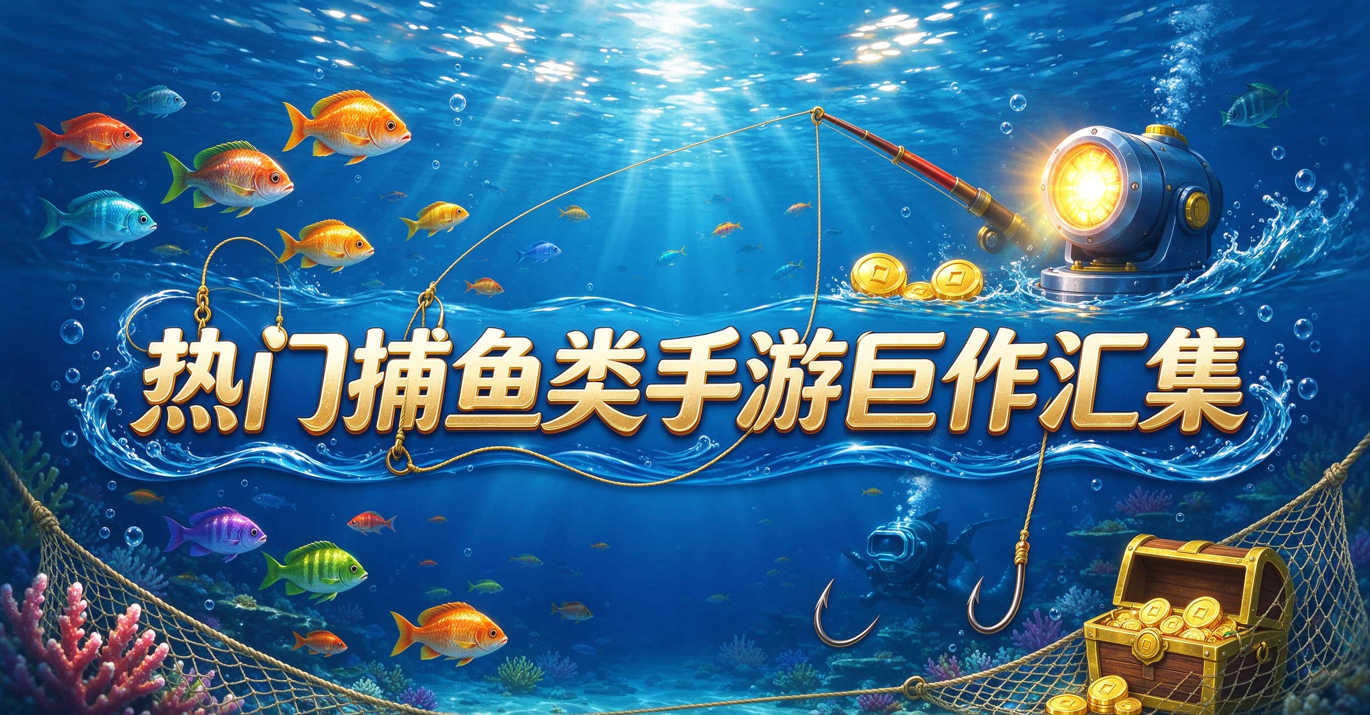 热门捕鱼类手游巨作汇集