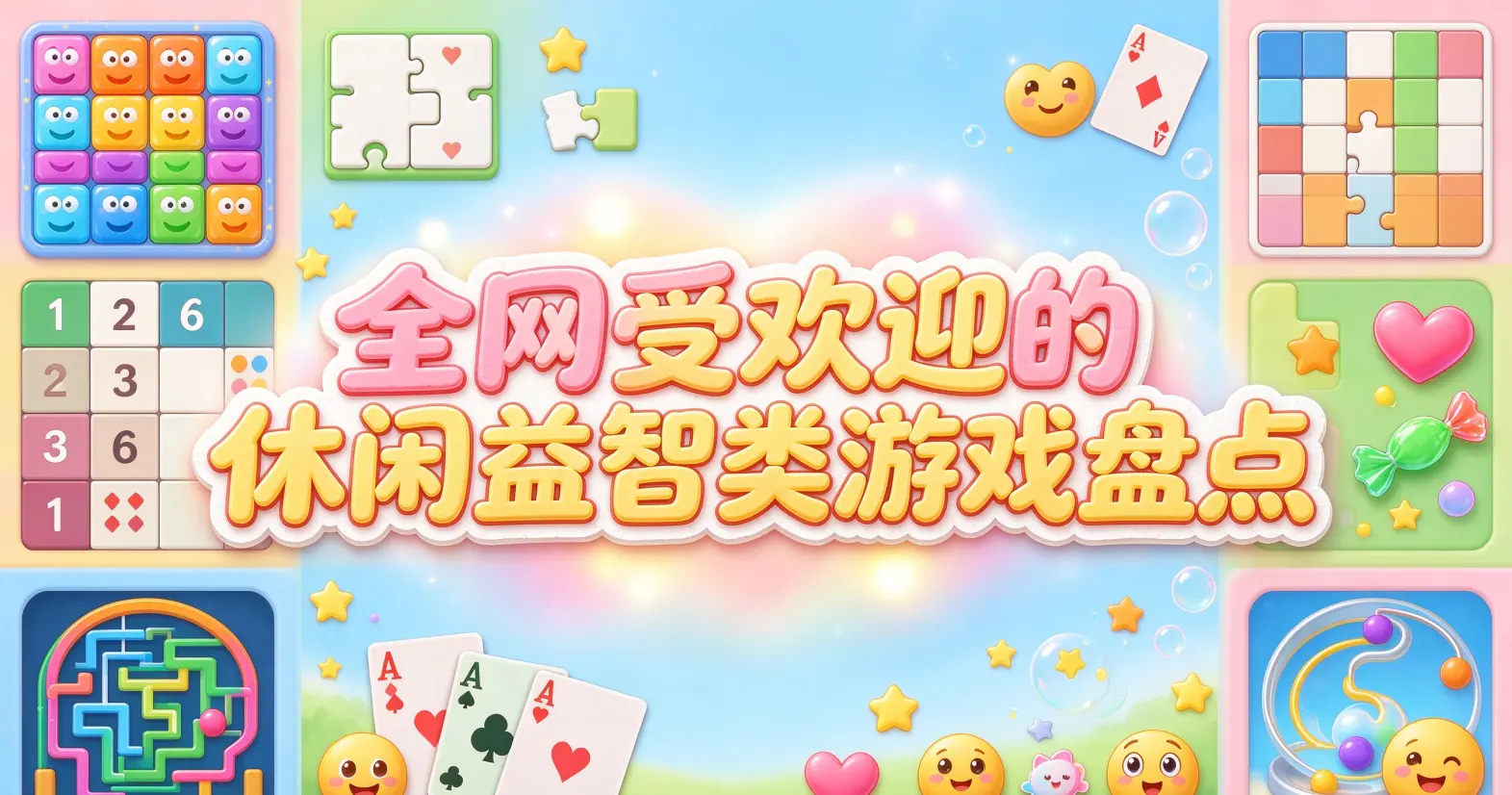 全网受欢迎的休闲益智类游戏盘点