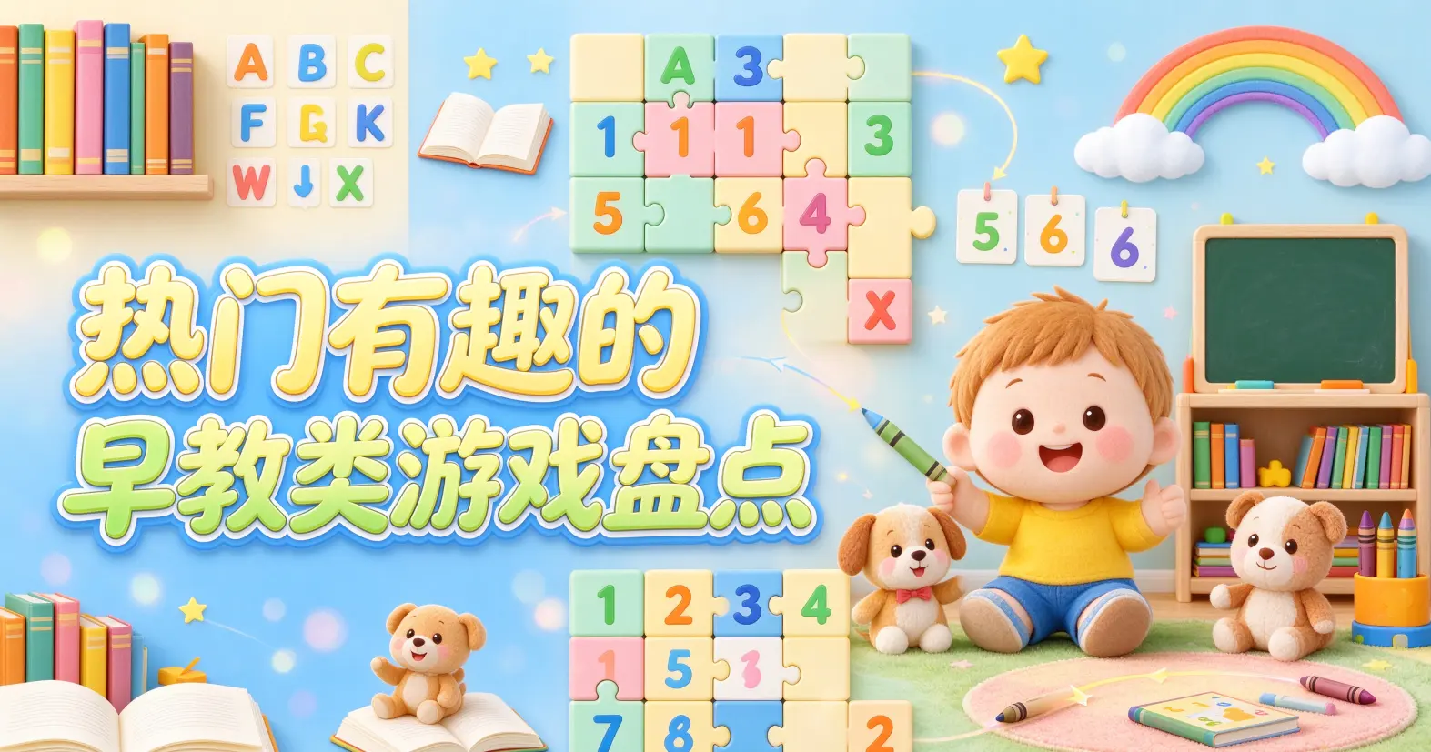 热门有趣的早教类游戏盘点