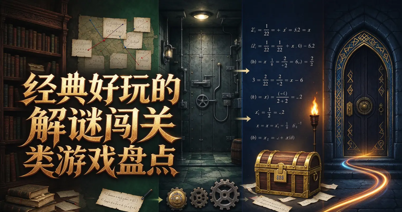 经典好玩的解谜闯关类游戏盘点