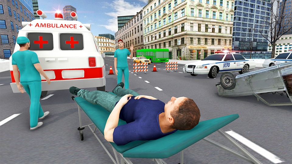 救护车模拟器3D截图2