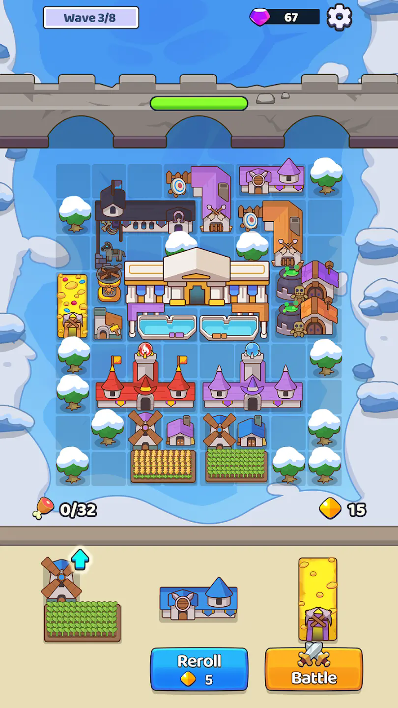 冰雪堡垒塔防截图1