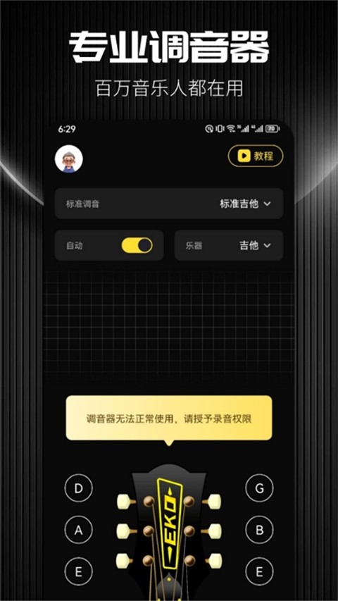 TunerLite调音器截图2