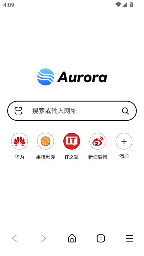 极光浏览器截图1