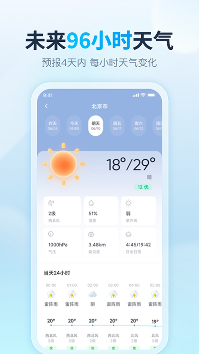 天天天气截图1