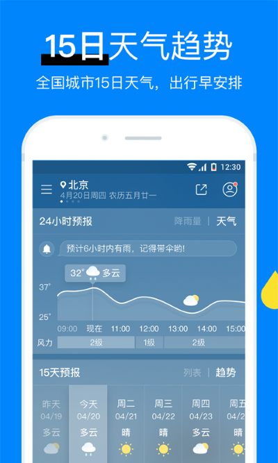 新晴天气预报截图1