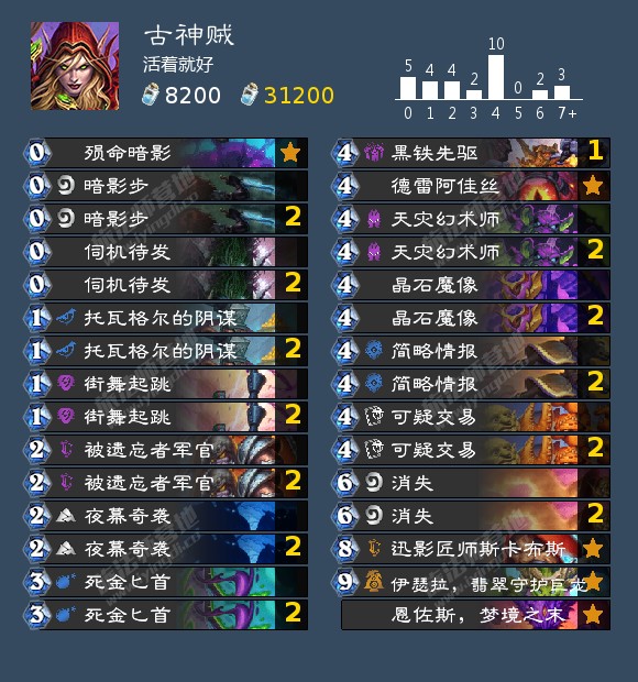 炉石传说黑暗帝国潜行者成就攻略